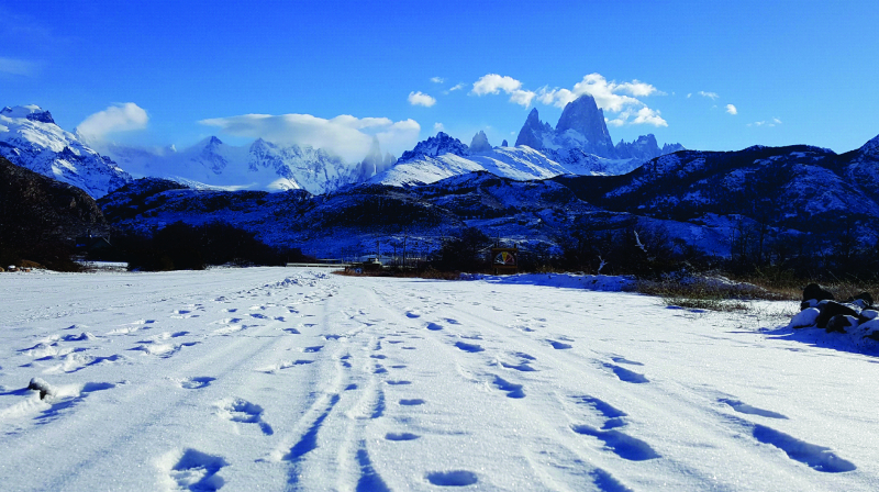 foto huella de glaciares 