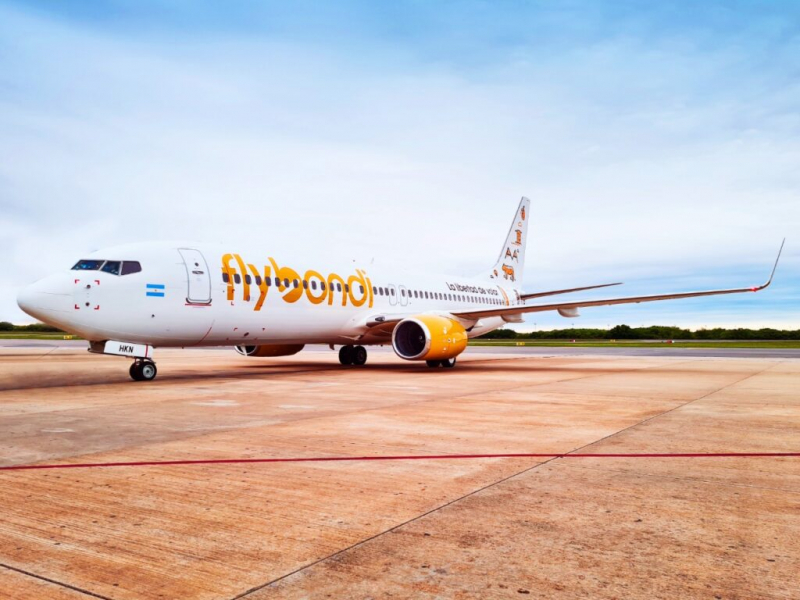 flybondi vuela a el calfate desde agosto