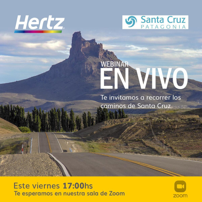 Octubre30: Una cita virtual para recorrer la Ruta 40 en Santa Cruz