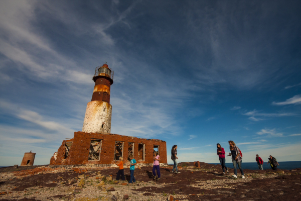 isla pinguino faro