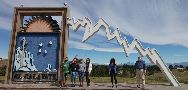 primer familia llega a el calafate