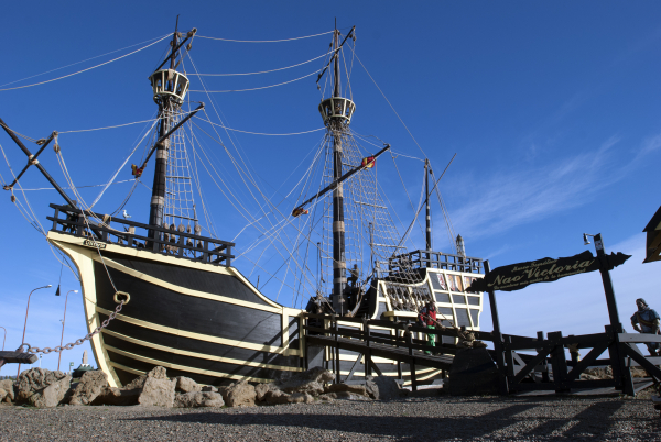 Replica Nao Victoria en Puerto San Julián 